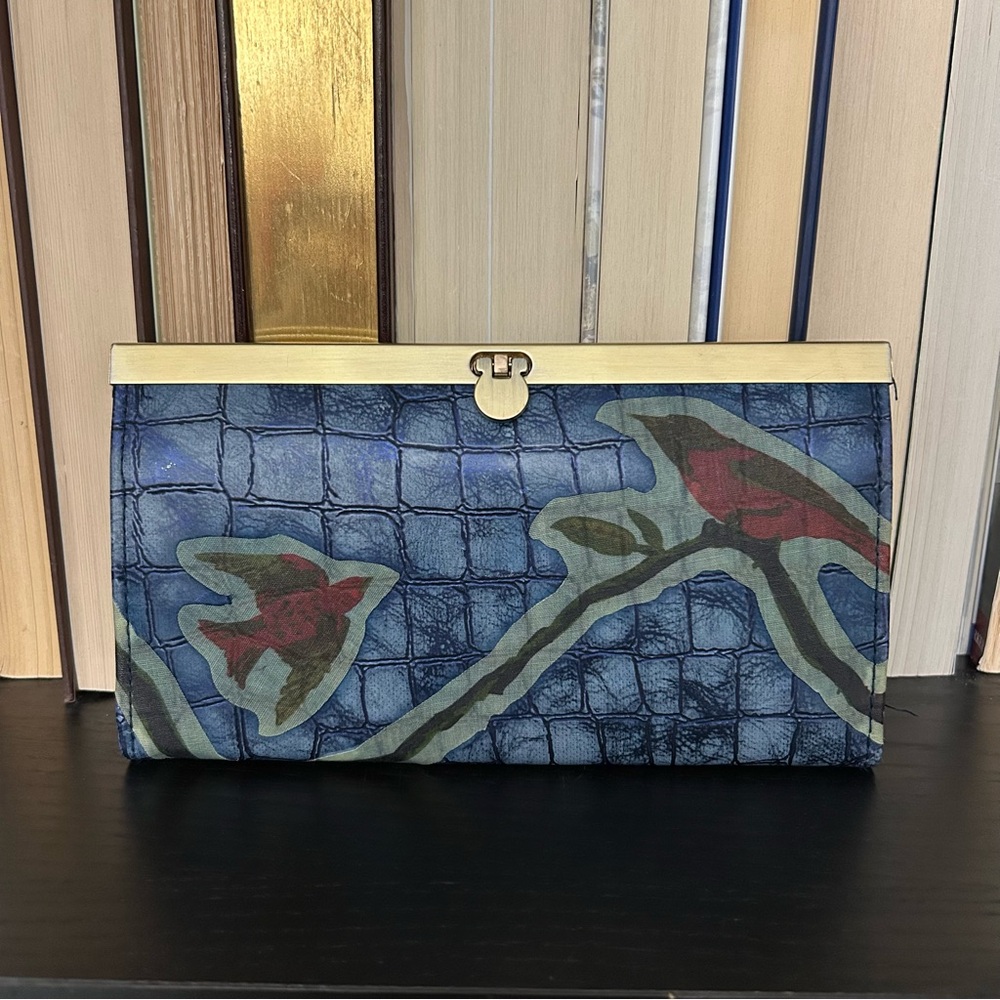 Loop NYC - Blue Birds on Branches Clutch/Wallet